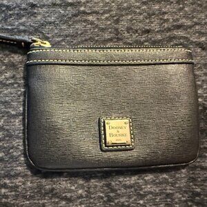 Dooney & Bourke Black Wristlet with Strap NWOT
